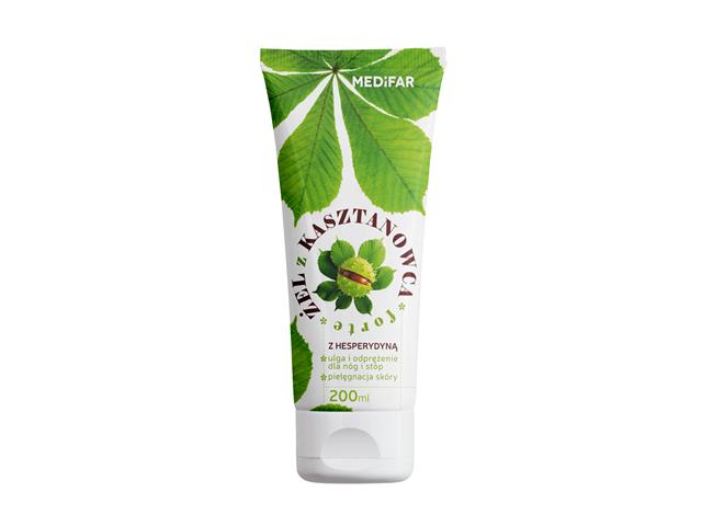 Żel Z Kasztanowca Forte z hesperydyną interakcje ulotka żel - 200 ml