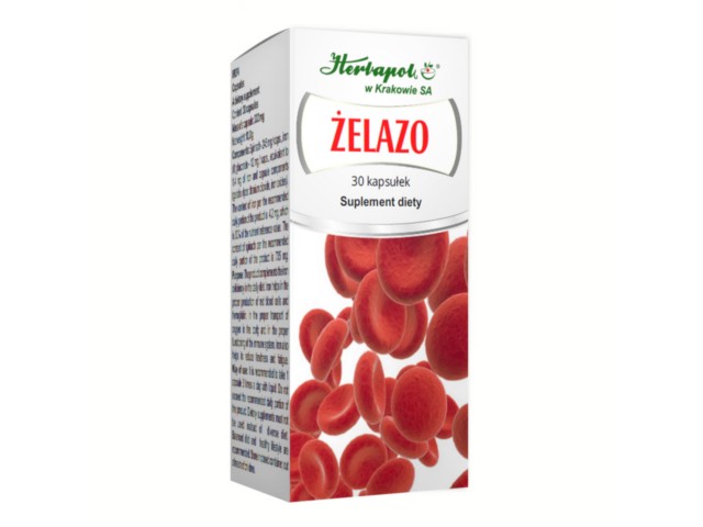 Żelazo interakcje ulotka kapsułki - 30 kaps.