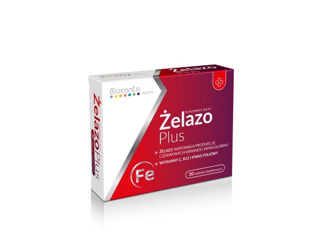 Żelazo Plus interakcje ulotka tabletki dojelitowe - 30 tabl.