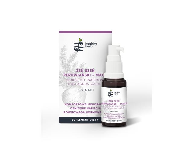 Żeń-Szeń Peruwiański Maca Ekstrakt interakcje ulotka płyn - 30 ml