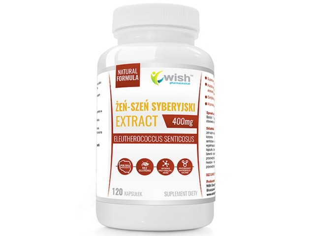 Żeń-Szeń Syberyjski Extract 400mg interakcje ulotka kapsułki - 120 kaps.