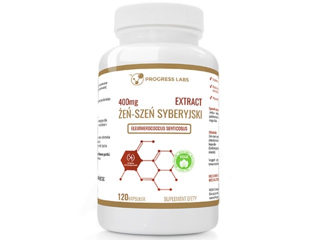 Żeń Szeń Syberyjski Extract 400mg interakcje ulotka kapsułki - 120 kaps.