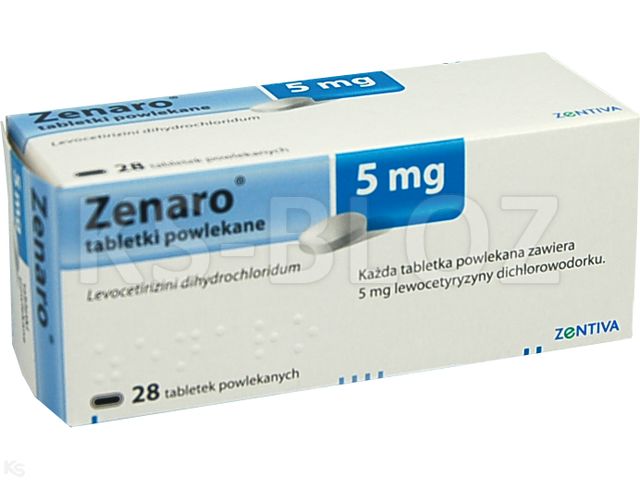 Zenaro interakcje ulotka tabletki powlekane 5 mg 28 tabl.