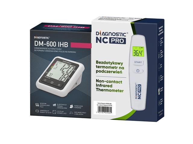Zestaw DIAGNOSTIC DM-600 IHB bez zasilacza + DIAGNOSTIC NC PRO interakcje ulotka zestaw - 1 zest.