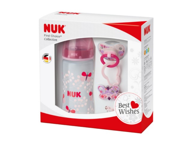 Zestaw NUK First Choice+ Collection Set różowy 225.157 interakcje ulotka zestaw - 1 zest.
