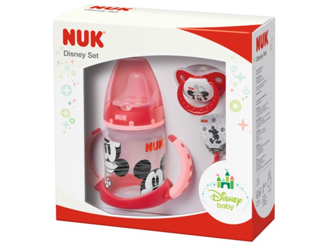 Zestaw NUK Myszka Miki czerwony 225.124 interakcje ulotka  - 1 zest.