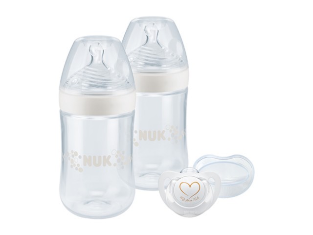 Zestaw NUK NATURE SENSE Twin Set biały 225.143 interakcje ulotka zestaw - 1 zest.