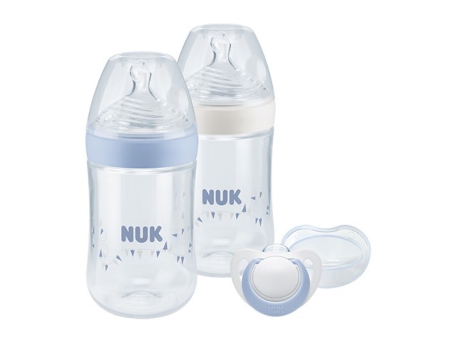 Zestaw NUK NATURE SENSE Twin Set niebieski 225.144 interakcje ulotka zestaw  1 zest.