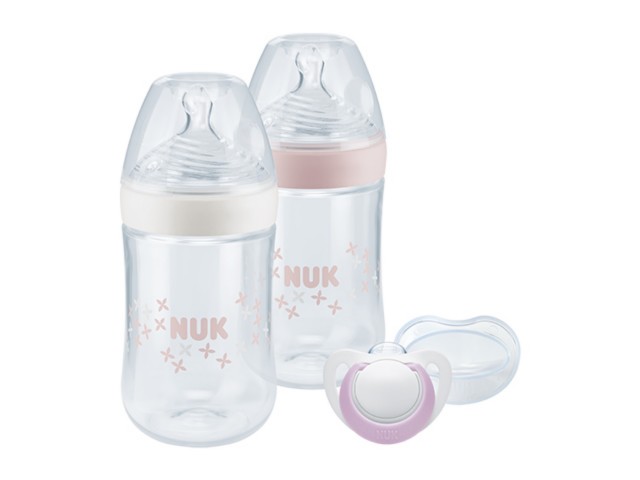 Zestaw NUK NATURE SENSE Twin Set różowy 225.145 interakcje ulotka zestaw  1 zest.