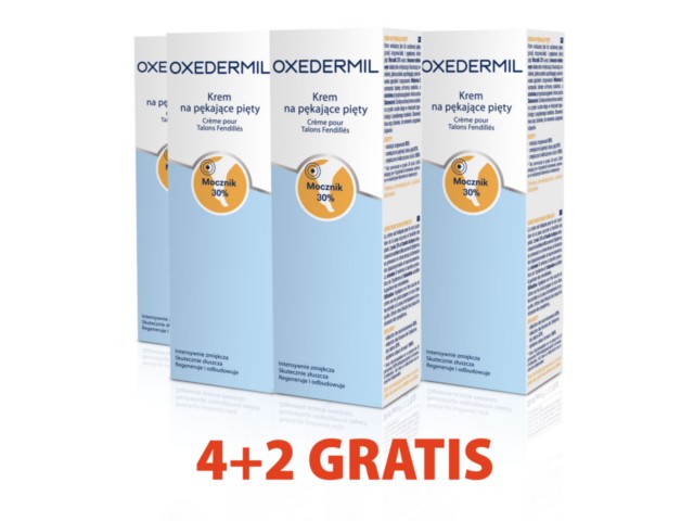 Zestaw OXYDERMIL Krem na pęk.pięty 50 ml 4+2 gratis interakcje ulotka zestaw - 1 zest.
