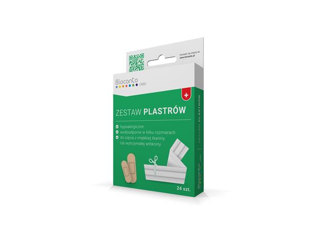 Zestaw plastrów interakcje ulotka plaster  24 szt.