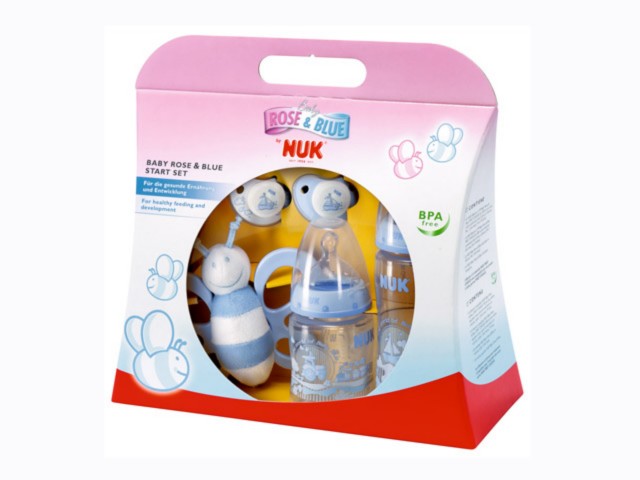Zestaw startowy NUK Baby Blue 260194 interakcje ulotka  - 1 zest.