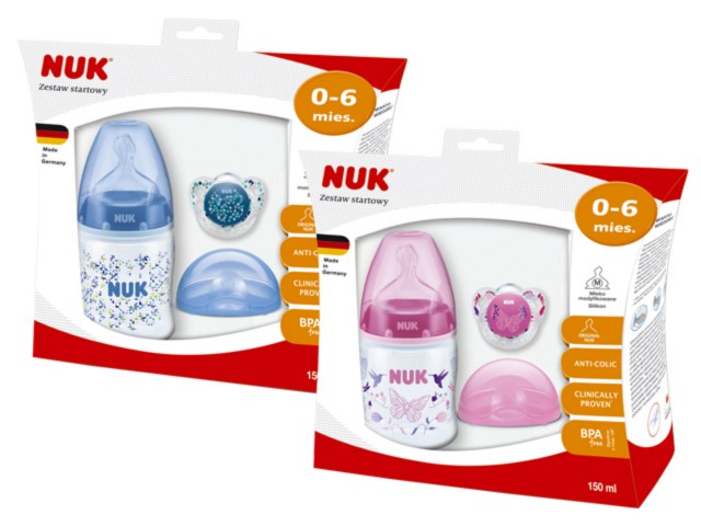 Zestaw startowy NUK First Choice+ 759.998 interakcje ulotka zestaw - 1 zest.