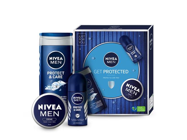 Zestaw Świąteczny GET PROTECTED 2022 Żel pod prysznic+Antyperspirant+Krem interakcje ulotka zestaw - 250 ml (+ 50 ml + 75 ml)