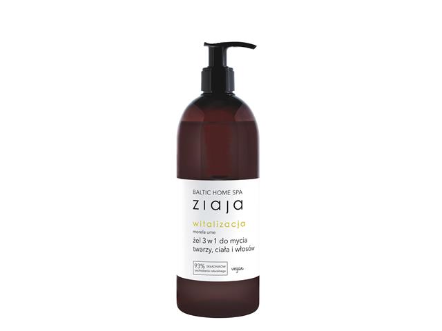 Ziaja Baltic Home SPA Witalizacja Żel do mycia 3w1 interakcje ulotka żel  500 ml