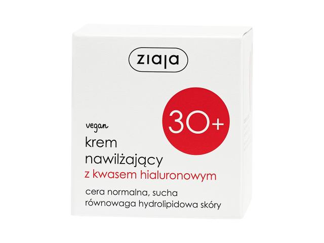 Ziaja Krem nawilżający z kwasem hialuronowym 30+ interakcje ulotka krem  50 ml