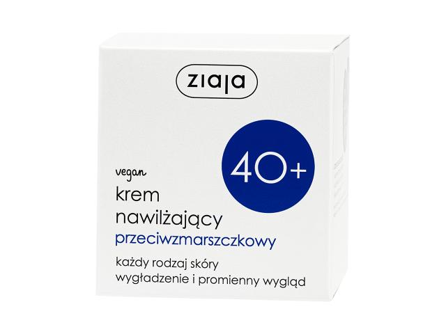 Ziaja Krem przeciwzmarszczkowy nawilżający 40+ interakcje ulotka krem  50 ml