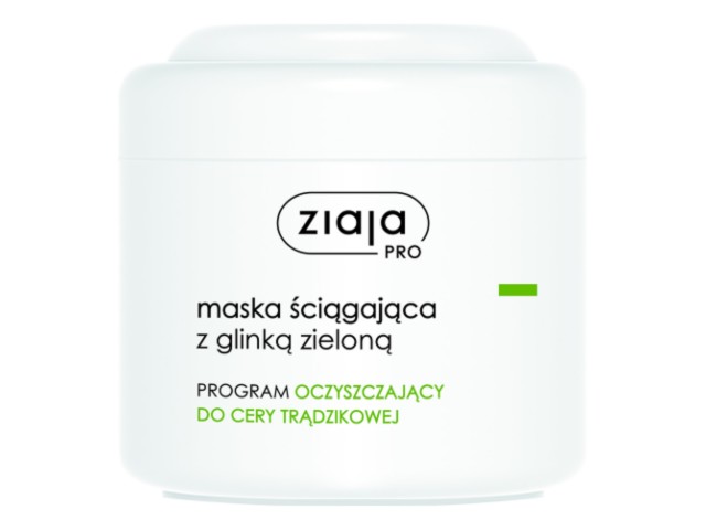 Ziaja Maska ściągająca z glinką zieloną interakcje ulotka maseczka - 250 ml
