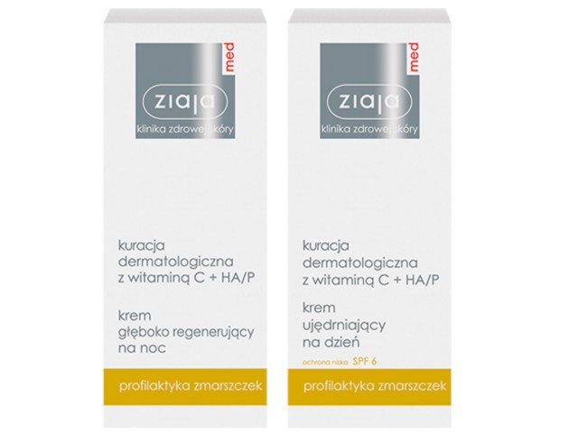 Ziaja Med Witamina C Zestaw Krem na dzień + Krem na noc interakcje ulotka   50 ml