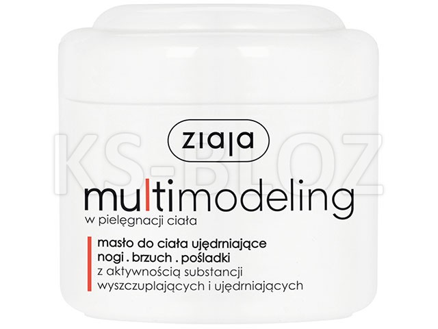 Ziaja Multimodeling Masło nogi, brzuch, pośladki ujędrniające interakcje ulotka masło  200 ml