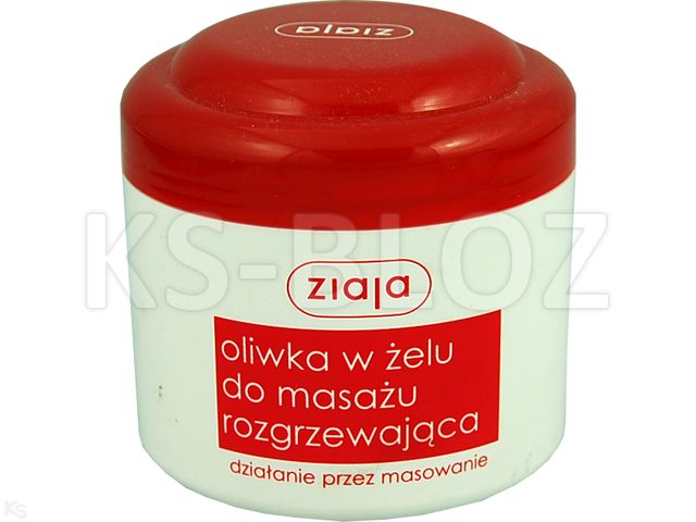 Ziaja Oliwka-żel rozgrzewająca interakcje ulotka oliwka  180 ml