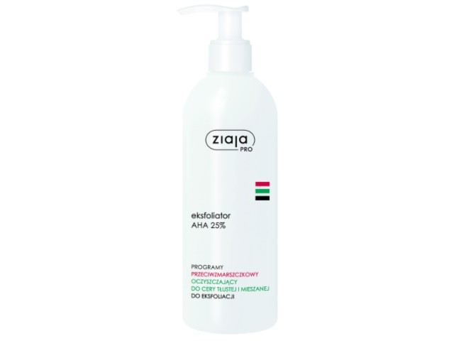 Ziaja Pro Eksfoliator AHA 25% interakcje ulotka  - 270 ml