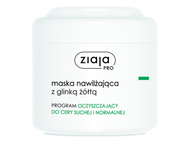 Ziaja Pro Maska nawilżająca z glinką żółtą interakcje ulotka maseczka - 200 ml