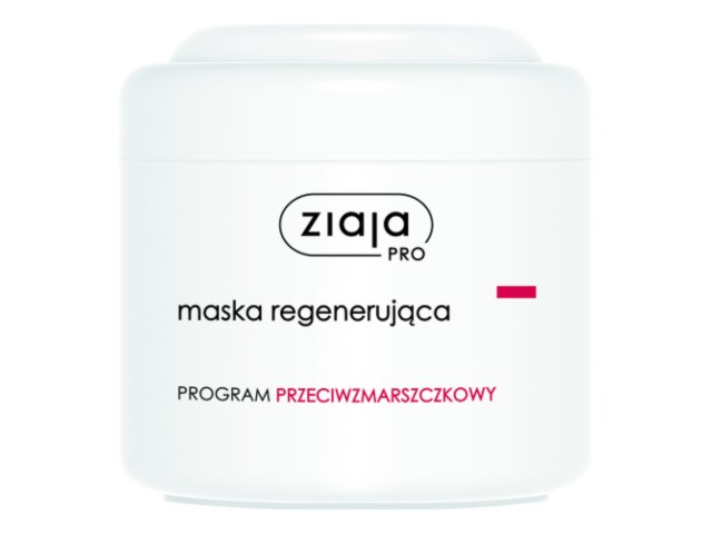 Ziaja Pro Maska program przeciwzmarszczkowy regenerująca interakcje ulotka maseczka - 250 ml