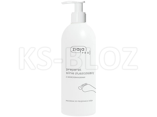 Ziaja Pro Preparat do stóp silnie złuszczający z mikrogranulkami interakcje ulotka żel - 400 ml