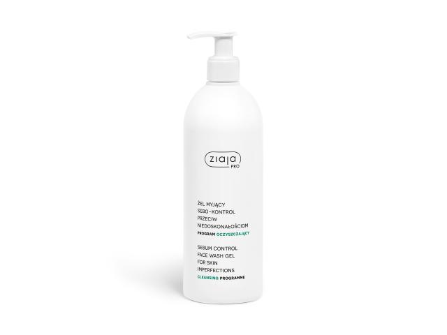 Ziaja Pro Program Oczyszczający Żel myjący sebo-kontrol przeciw niedoskonałościom interakcje ulotka żel - 500 ml