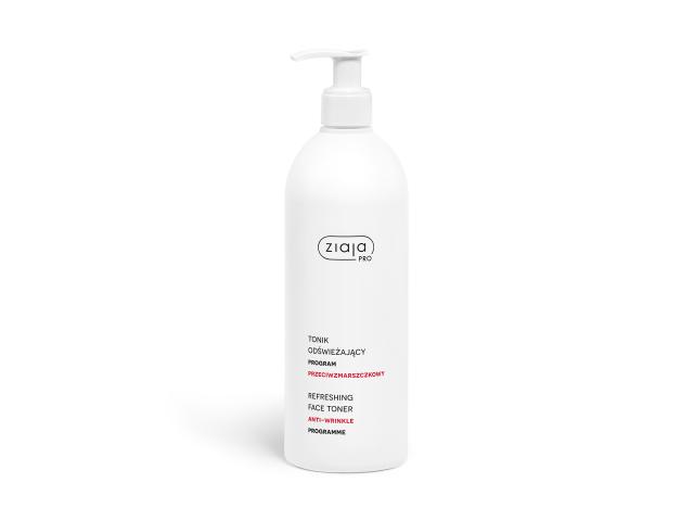 Ziaja Pro Program Przeciwzmarszczkowy Tonik odświeżający interakcje ulotka tonik - 500 ml