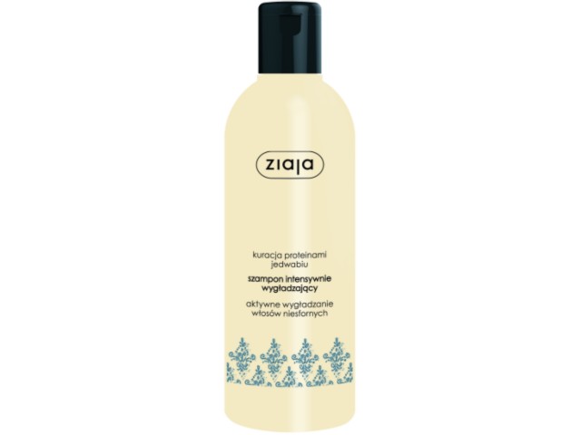 Ziaja Proteiny Jedwabiu Szampon do mycia włosów intensywnie wygładzający interakcje ulotka szampon  300 ml