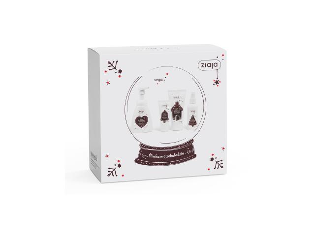 Ziaja Śliwka W Czekoladzie zest. Żel p/prysz. + Pianka d/myc. + Mgiełka do ciała + Kr. d/rąk interakcje ulotka zestaw - 160 ml (+ 250 ml + 100 ml + 50 ml)