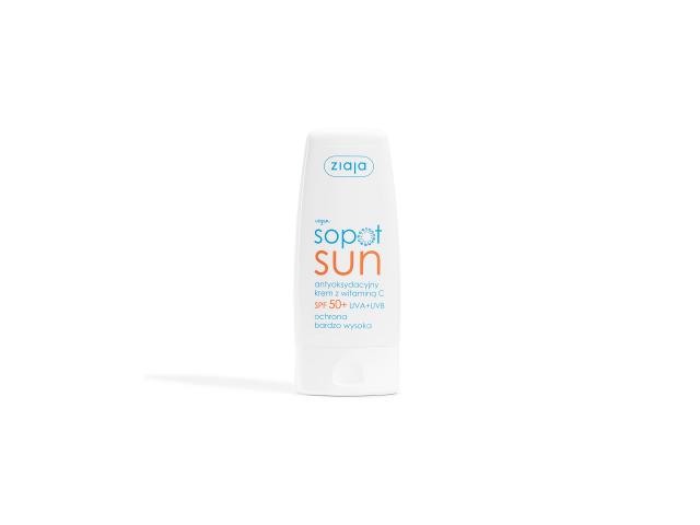 Ziaja Sopot Sun Krem antyoksydacyjne z witaminą C SPF 50+ interakcje ulotka   50 ml