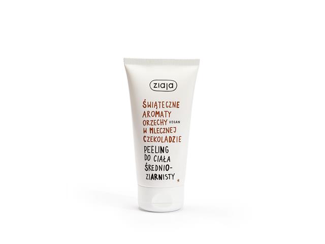 Ziaja Świąteczne Aromaty Peeling do ciała średnioziarnisty orzechy w mlecznej czekoladzie interakcje ulotka peeling  160 ml