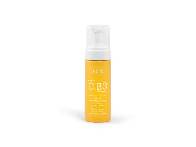 Ziaja Witamina C.B3 Niacynamid Naturalnie Nawilżamy Pianka do mycia twarzy interakcje ulotka pianka - 150 ml