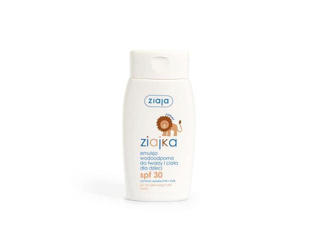 Ziaja Ziajka Emulsja do opalania dla dzieci SPF 30 interakcje ulotka emulsja  125 ml