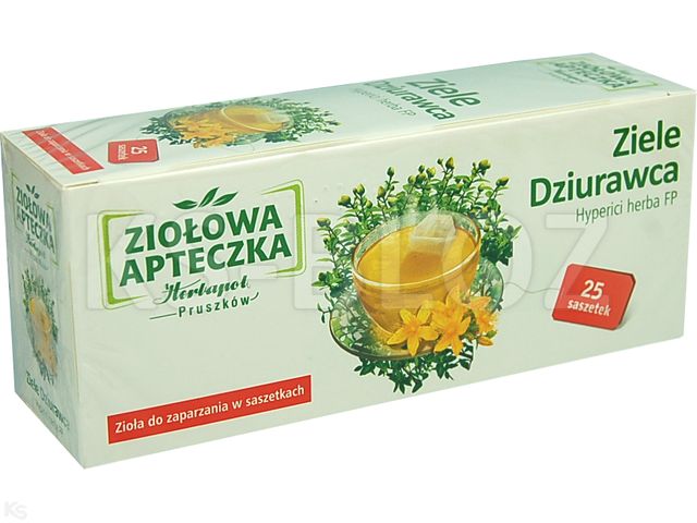 Ziele Dziurawca interakcje ulotka zioła do zaparzania w saszetkach 2 g 25 toreb.