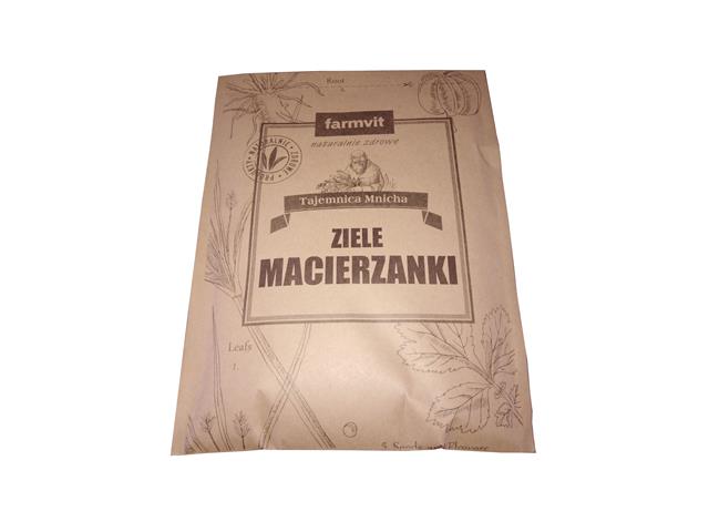 Ziele Macierzanki interakcje ulotka herbata  50 g