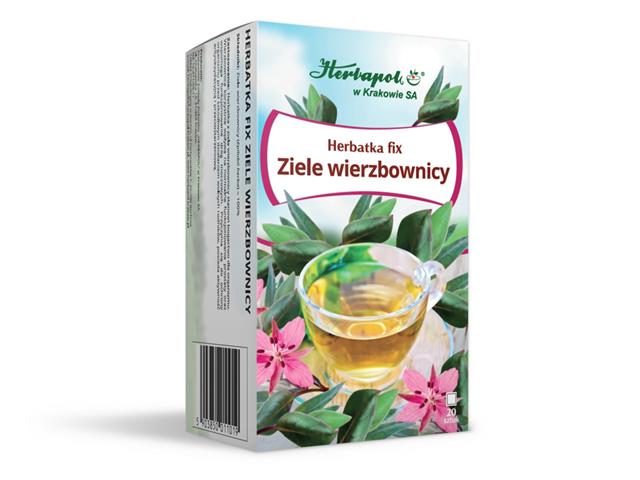 Ziele Wierzbownicy Fix interakcje ulotka herbata  20 toreb. po 2 g