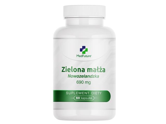 Zielona małża nowozelandzka interakcje ulotka kapsułki - 60 kaps.