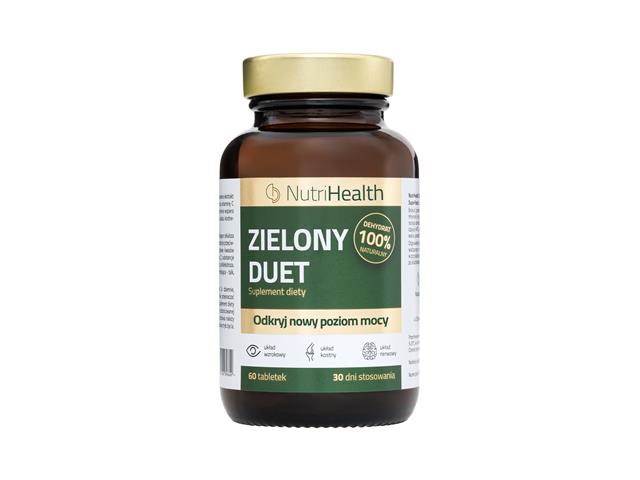 Zielony Duet interakcje ulotka tabletki - 60 tabl.