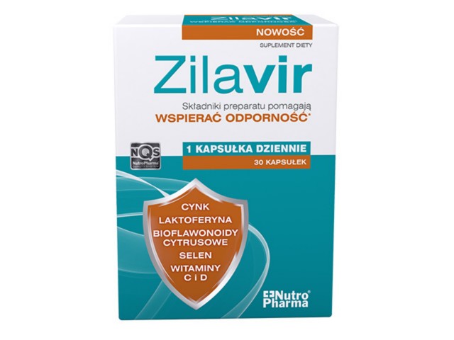 Zilavir interakcje ulotka kapsułki  30 kaps.