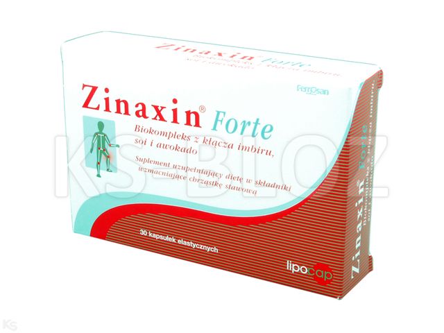 Zinaxin Forte interakcje ulotka kapsułki  30 kaps.