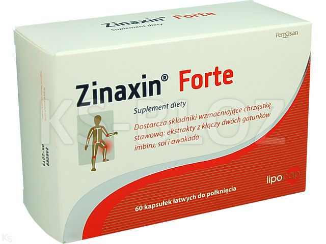 Zinaxin Forte interakcje ulotka kapsułki - 60 kaps.