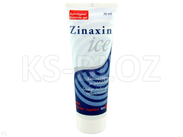 Zinaxin Ice interakcje ulotka żel  75 ml