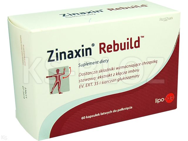 Zinaxin Rebulid diet.śr.spoż. interakcje ulotka kapsułki  60 kaps.