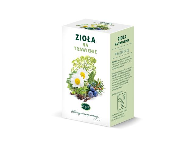 Zioła Na Trawienie interakcje ulotka zioła do zaparzania w saszetkach - 30 sasz. po 2 g