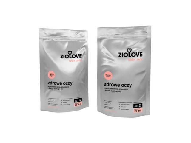Ziolove Zdrowe Oczy interakcje ulotka zioła do zaparzania w saszetkach - 20 sasz. po 2 g