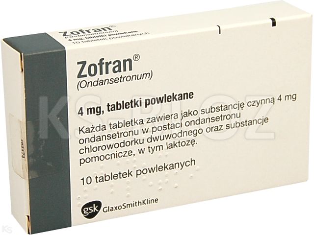 Zofran interakcje ulotka tabletki powlekane 4 mg 